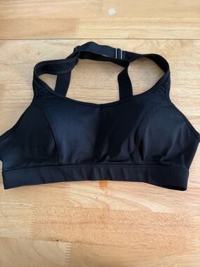 aerie Black Racerback Low-Impact Sports Bra